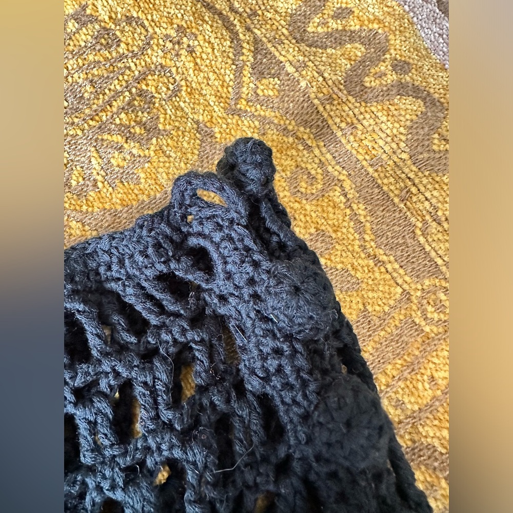 Superdown NWOT Misty Crochet Midi Skirt Black 🖤 Small - Picture 12 of 16